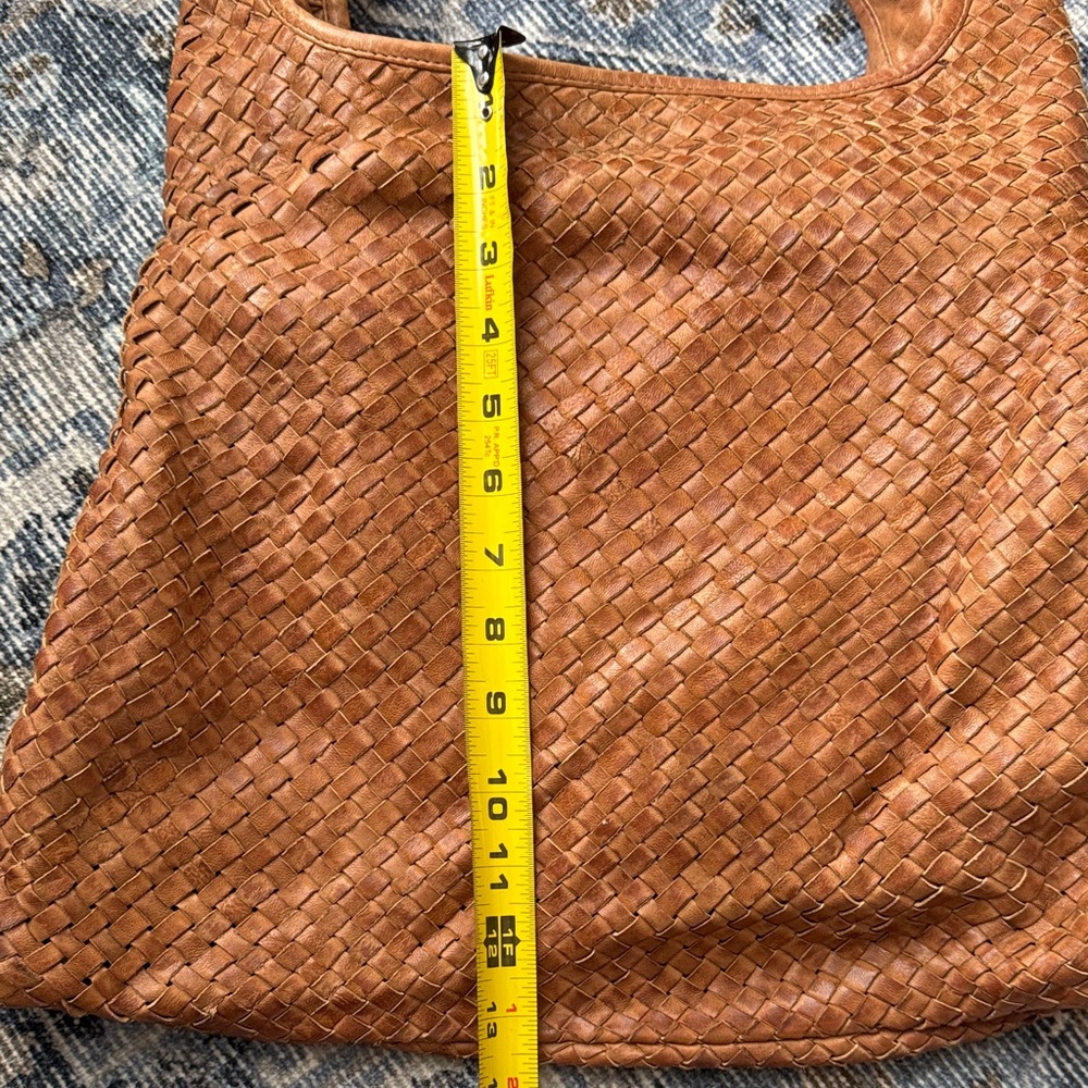 PRICE DROP:60.00Monserrat De Lucca Brown or Black Woven/Leather Bags. Each 60 - Picture 7 of 7